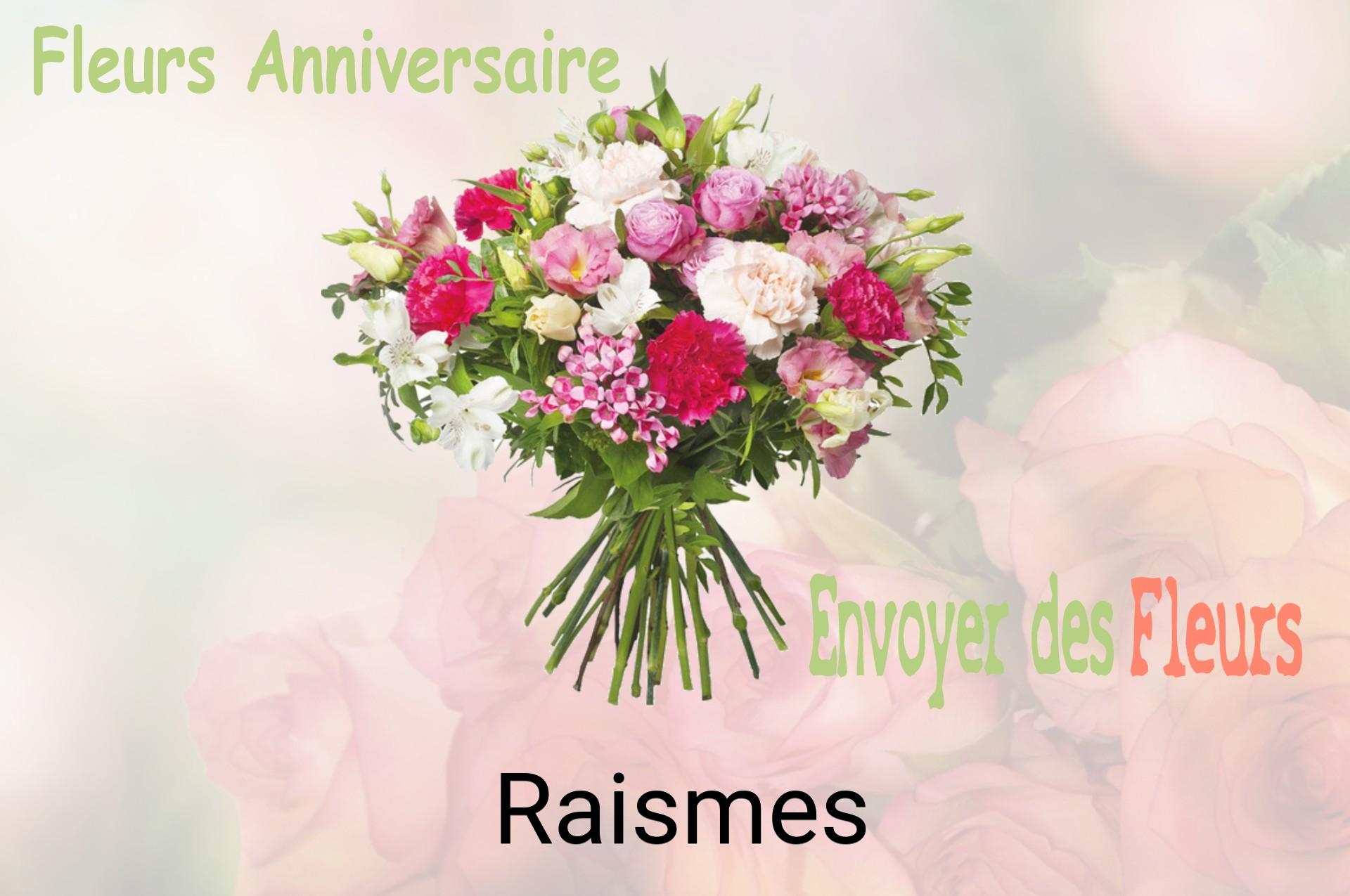 Bouquet de fleurs d’anniversaire livré à Raismes